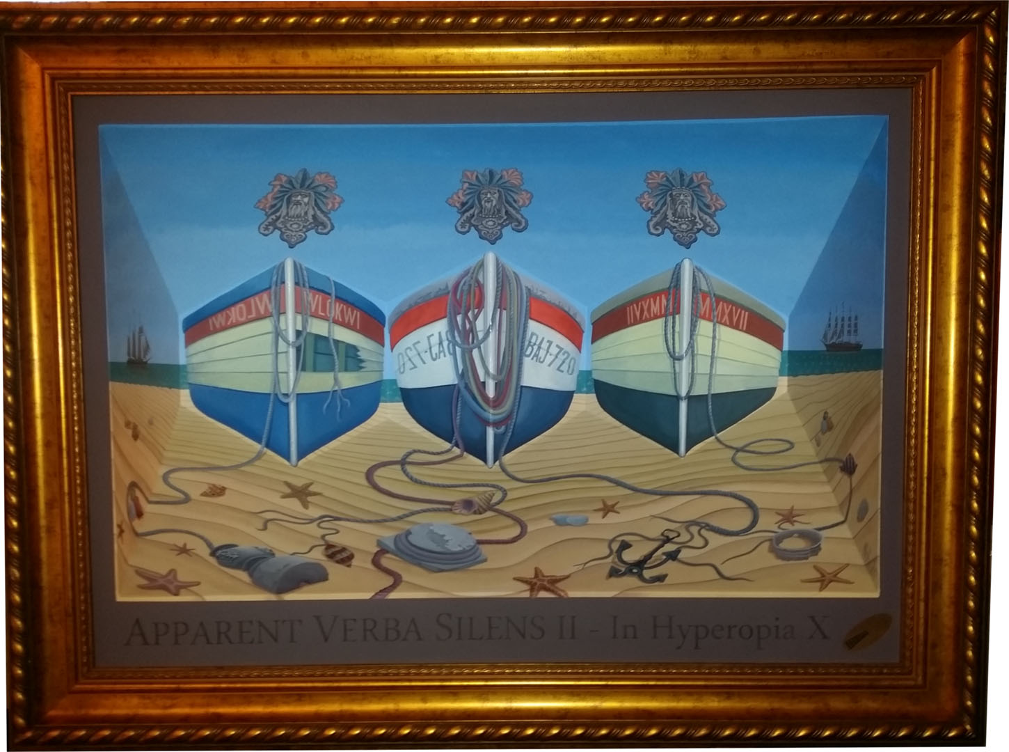 Obraz wypukły APPARENT VERBA SILENS II - In Hyperopia X