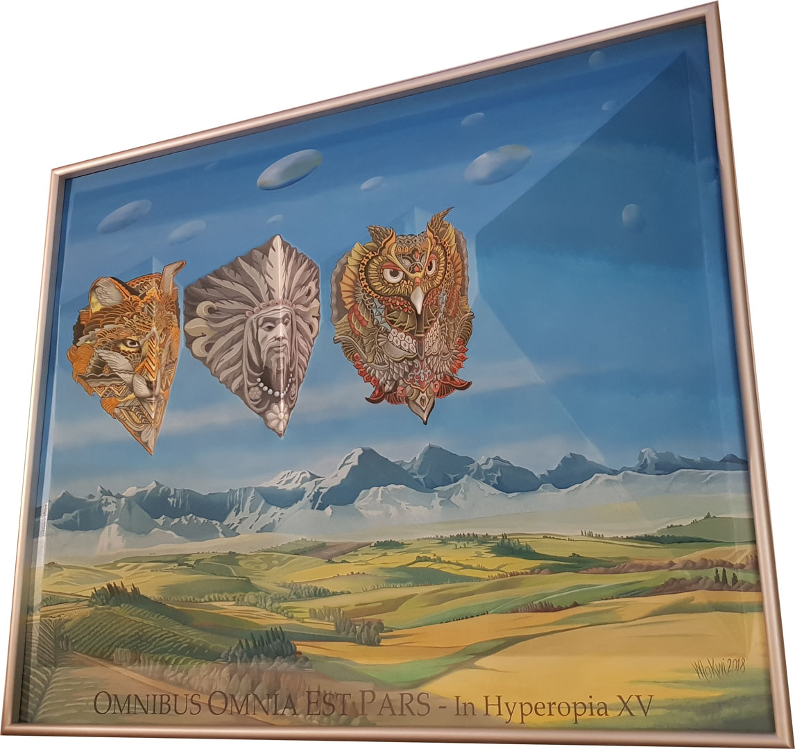 OMNIBUS OMNIA EST PARS – In Hyperopia XV Obraz wypukły OMNIBUS OMNIA EST PARS - In Hyperopia XV